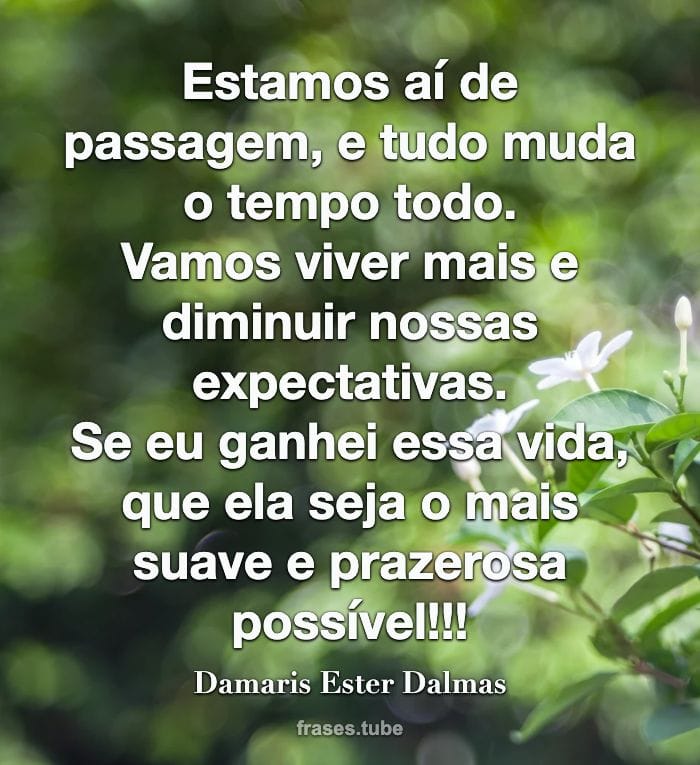 Dê o seu melhor, seja o seu melhor a Damaris Ester Dalmas