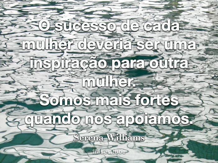 Feliz dia internacional das Mulheres! 💜 Deixo aqui uma citação da amazing  Serena Williams: “O sucesso de cada mulher deveria ser uma…