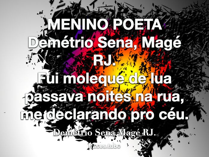 MINHA VEZ Demétrio Sena, Magé - RJ. Demétrio Sena, Magé - RJ. - Pensador