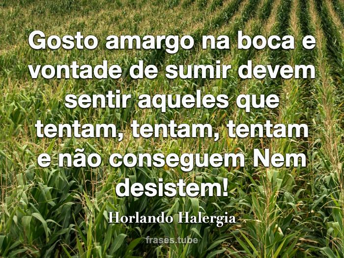 Ceder o empate', como dizem alguns Horlando-Halergia - Pensador