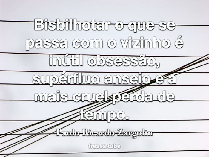 Eis o cenário de um The Walking Paulo Ricardo Zargolin - Pensador