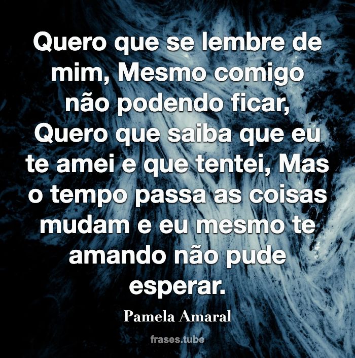 Eu não Sei. Por que te quero por perto agora Mas (Pamela Amaral)